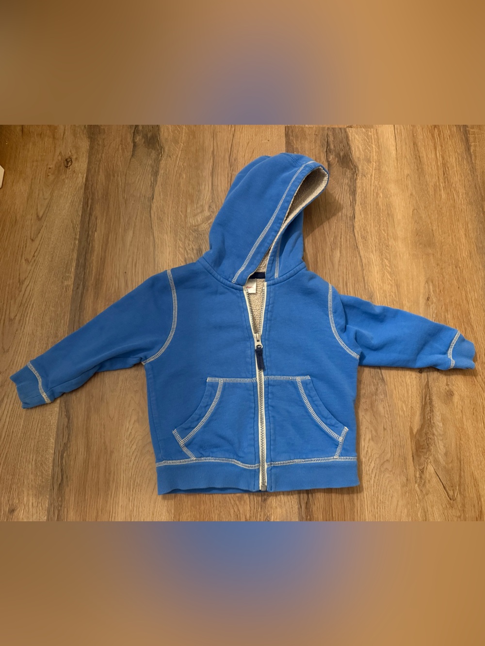 Hanna Anderson toddler Sherpa lined hoodie